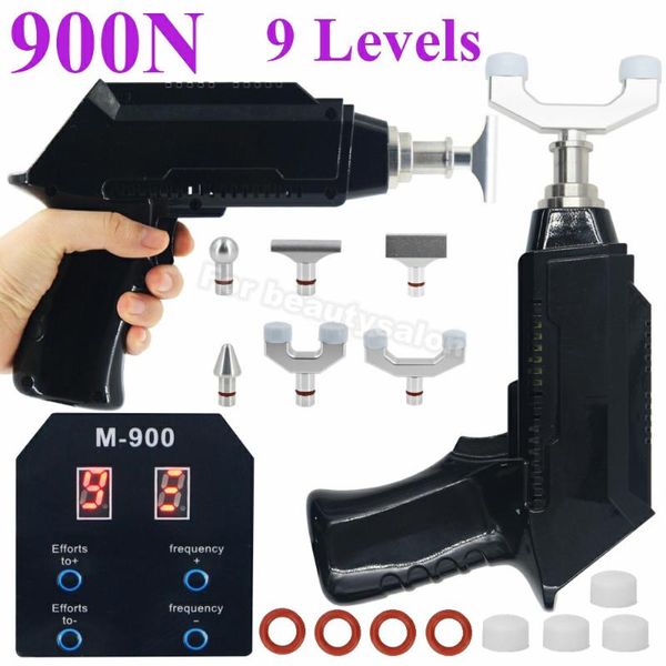 

electric massagers chiropractic adjusting tool therapy spine impulse correction gun 9 levels back bone corrector 300n