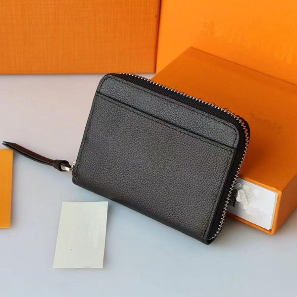 

wallets l family autumn 2021 leather small zipper bag designer of the world's top, Red;black