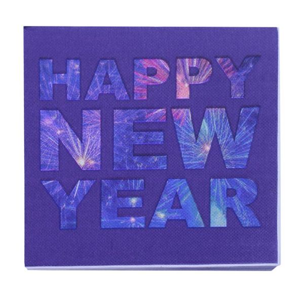 

table napkin 100pcs printed tissue paper home restaurant el (purple)