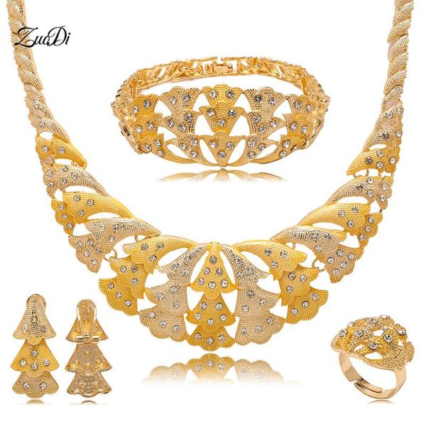 

earrings & necklace grace noble gold/sliver plated jewelry set wholesale nigerian woman accessories fashion african beads, Silver