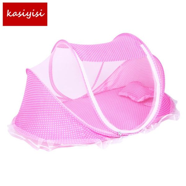 

baby bedding folding mosquito nets dot cotton pillows summer atrq1228 crib netting