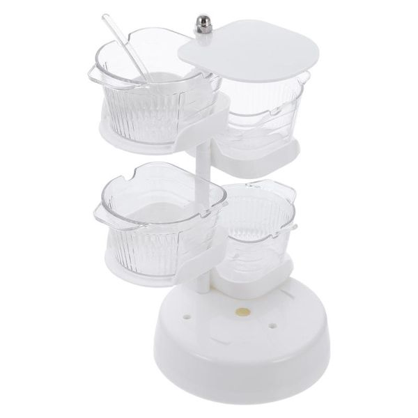 

storage bottles & jars 1pc novel seasoning box kitchen container spice with spoon