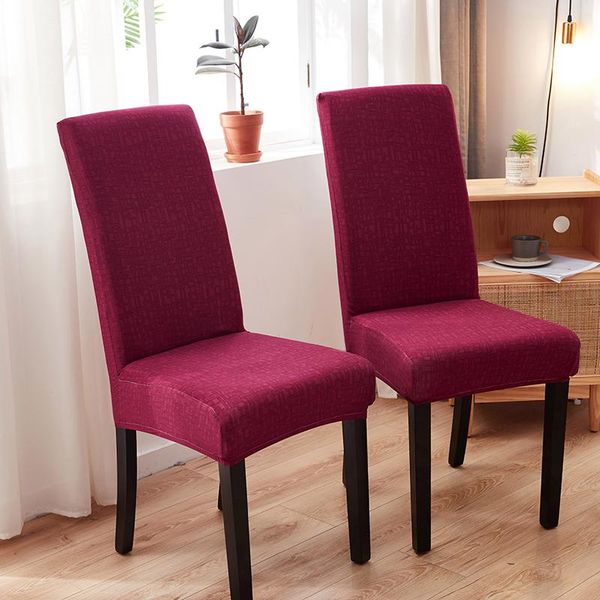 

stripe stretch chair cover spandex universal removable dining protection covers for living room banquet 1/2/4/6pcs