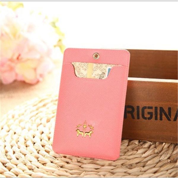 

card holders holder fashion simple bank cover protection lock id, Brown;gray
