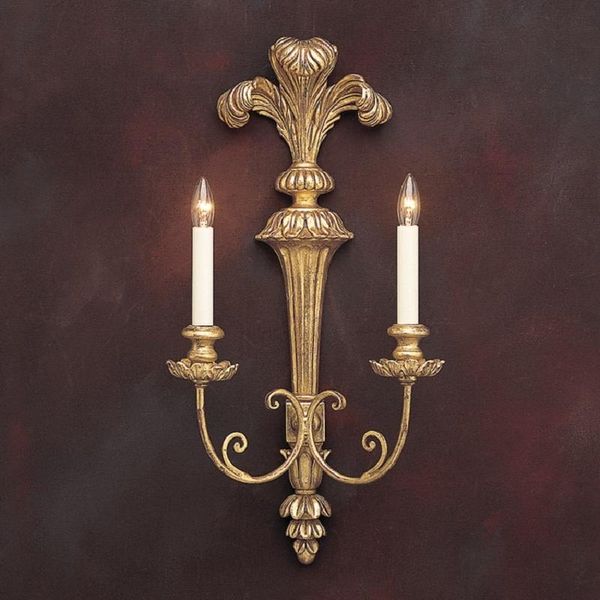 

wall lamp customized american country wooden retro nostalgic aisle french model room iron double-headed candle