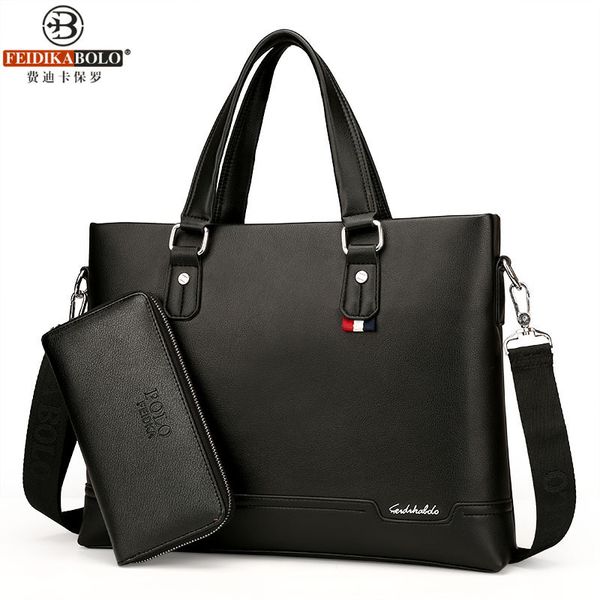 

handbag portfolio briefcases 2021 fashion portable single shoulder business briefcase men's bag horizontal messenger a4 document comput