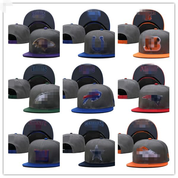 

all 32 teams caps football snapback hats 2021 draft cap match in stock hat mixed order, Blue;gray
