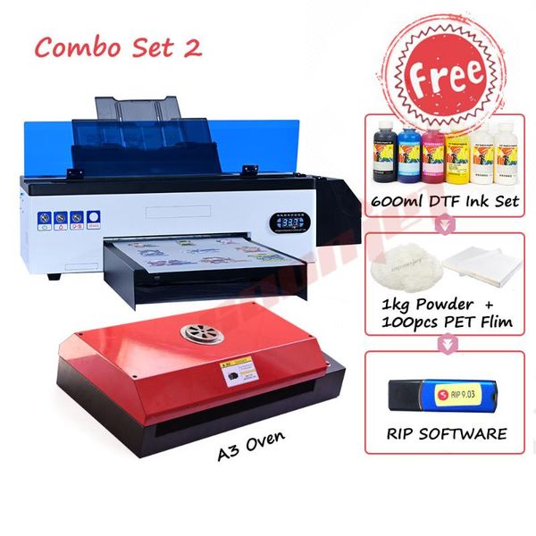 

professional a3 dtf printer pet film oven tshirt heat transfer printing machine for hoodies jacket hat jeans printers