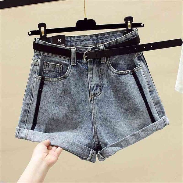 

plus size vintage korean ripped womens shorts jeans pants fashion distressed casual aesthetic denim women summer loose, White;black