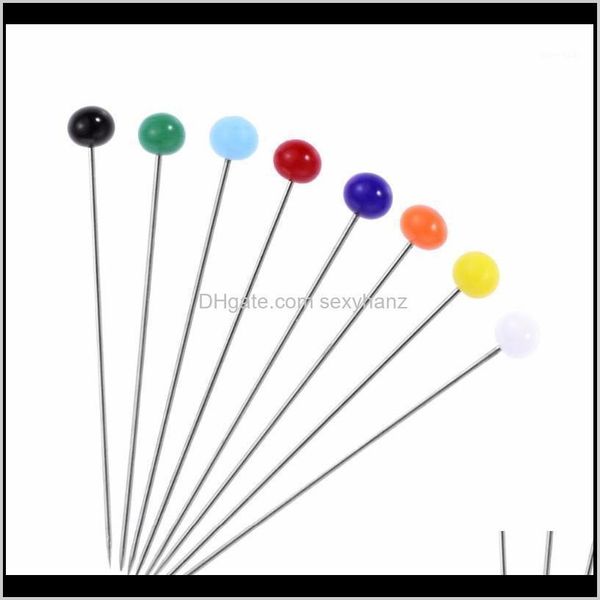 

notions & tools apparel drop delivery 2021 250pcs glass pearlized head pins multicolor pin for diy sewing crafts accessory1 n6fwt, Black