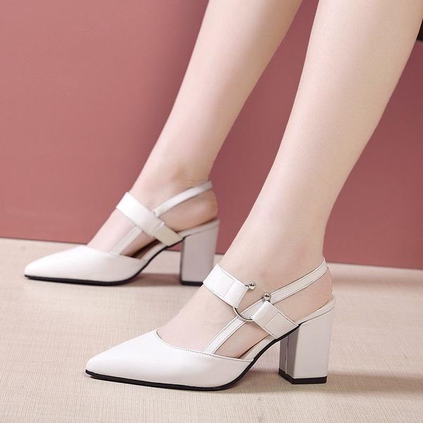 

dress shoes charming elegant multicolor leather women's slingback high heels pump party office comfortable, Black