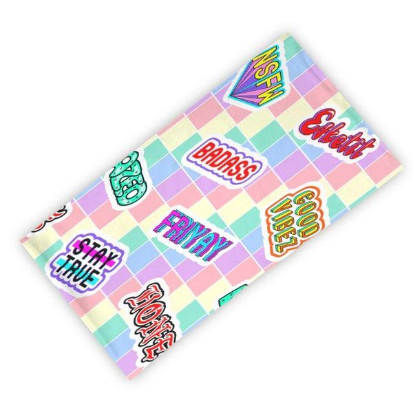 

stay real 12 in 1 uv resistence head wraps magic wide wicking headbands for dust/outdoors/festivals/sports women men white cycling caps & ma, Black