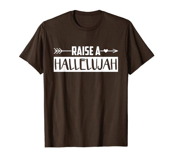

raise a hallelujah praise the lord amen t-shirt, White;black