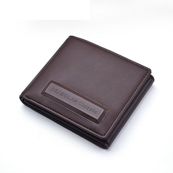 

wallets vintage men leather wallet short slim male purses money clip dollar price portomonee carteria dropsp, Red;black