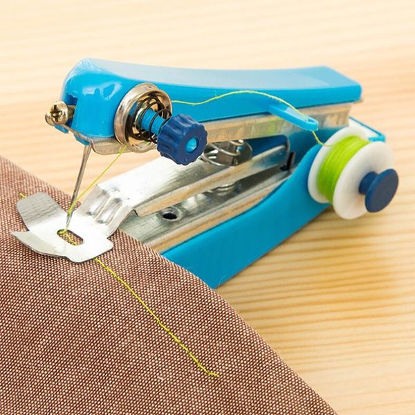 

sewing notions & tools 1pc blue mini machines needlework cordless hand-held clothes useful portable handwork accessories, Black