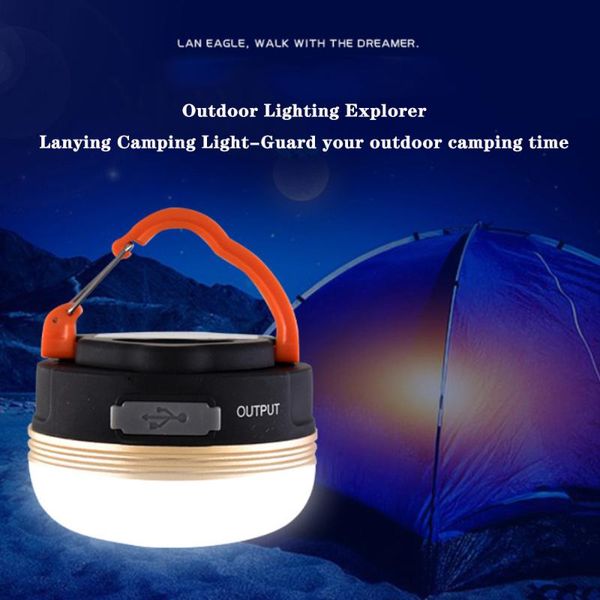

super bright waterproof portable camping light night 3w 5 modes led outdoor emergency warm white lanterns