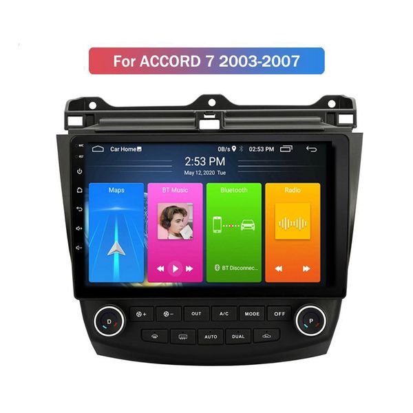 9 Zoll 2 Din Android 10.0 4G Auto-DVD-Player für Honda ACCORD 7 2003–2007 Radio-Bandrecorder Video GPS WIFI Audio