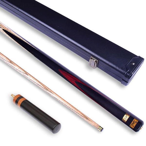 

3/4 snooker cues stick billiard 9.8mm tip with cue case billiards china
