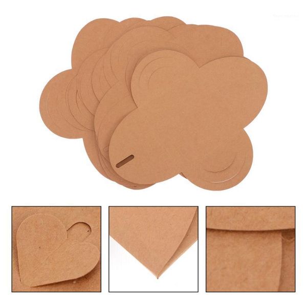 

gift wrap 20pcs kraft paper multi-disc bag storage simple envelope1