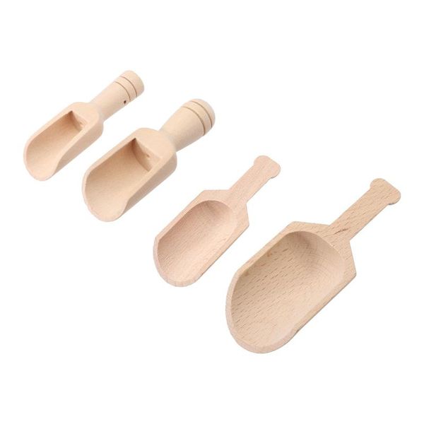 

spoons 4pcs small wooden multipurpose mini coffee