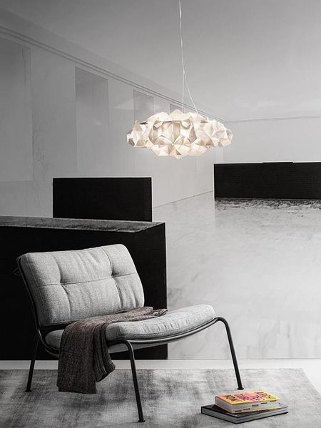 

modern minimalist personality nordic villa living room bedroom study dining led cloud chandelier ceiling lights