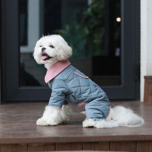 

winter warm pet dog clothes for dogs overalls jumpsuit puppy cat coat clothing thick pets apparel