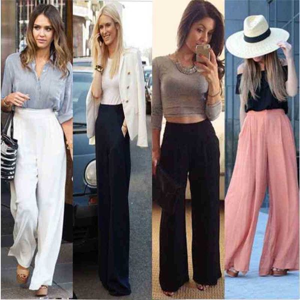 

2021 autumn chiffon fashion women's casual pants, Black