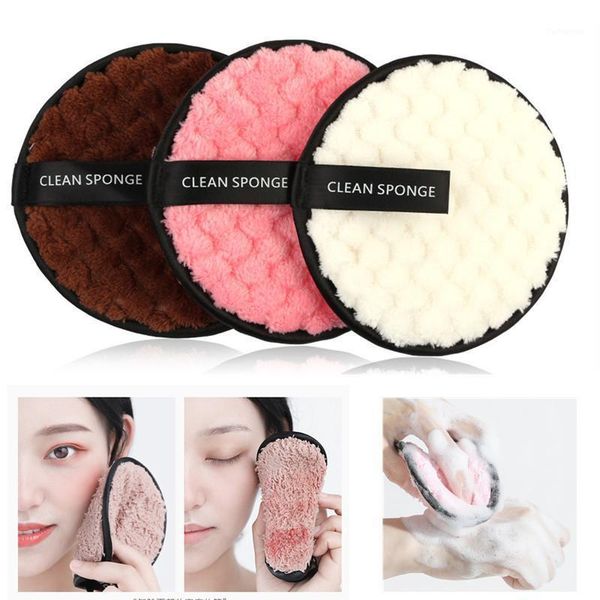 

1/4pcs makeup remover washable cotton pads reusable face towel cleansing facial care tow sponges, applicators &1