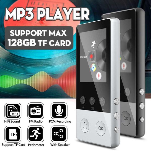

& mp4 players bluetooth mp3 player earphones hifi fm radio sport portable music voice recording recorder support 128g tf card