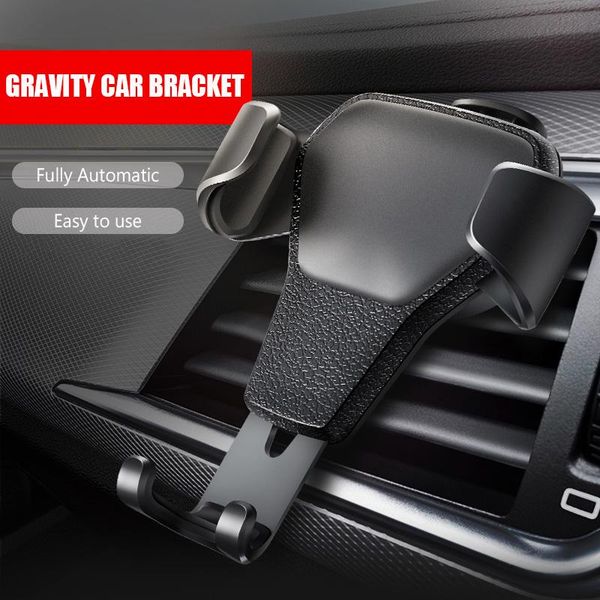 

universal car air vent mount stand phone holder for no magnetic mobile clip gravity bracket huawei zte cell mounts & holders