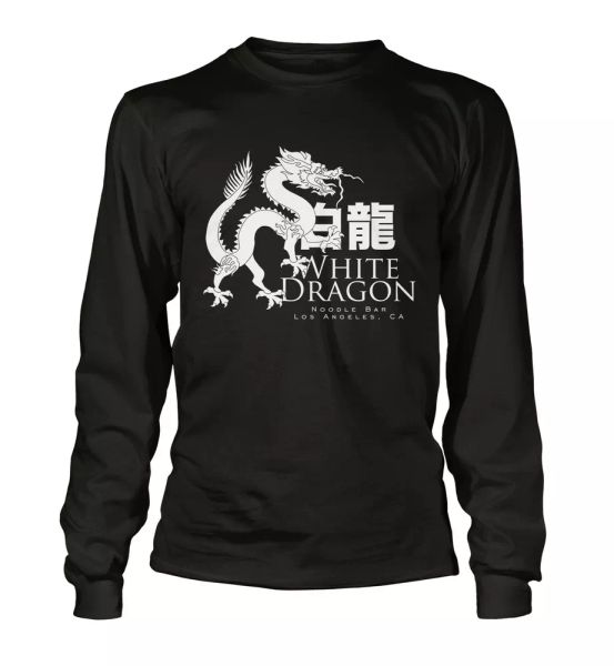 

white dragon noodle bar blade runner t-shirt sleeved all sizes, White;black
