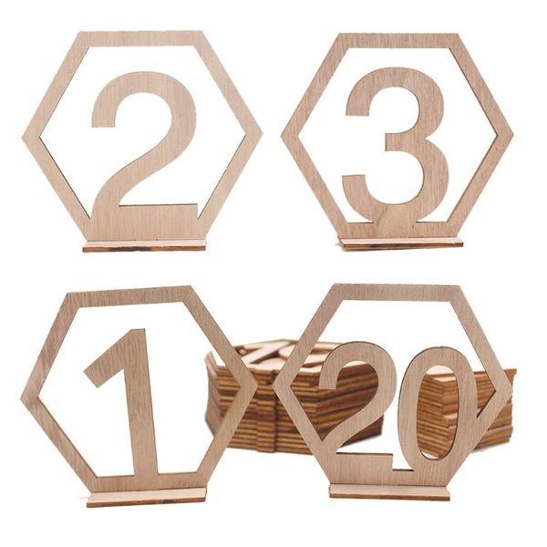 

novelty items houten alfabet letters 1-20 wooden table numbers card set with base birthday wedding party decoration 19may28 p30