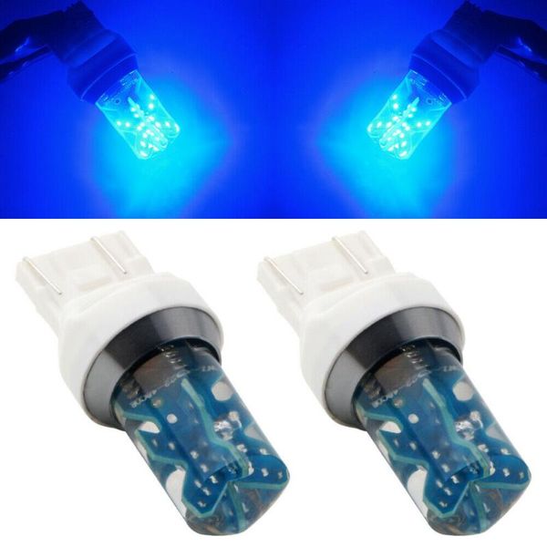 

emergency lights 160lm 7443 strobe led bulbs 51*16mm dc12v reverse t20 48smd