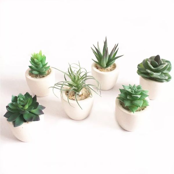 

artificial plant with pot simulation succulents bonsai balcony and home decorations
