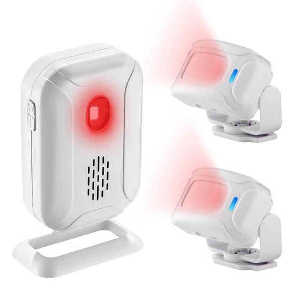 

ringtones shop store home security welcome chime 2 wireless infrared pir motion sensor movement detector entry alarm bell systems