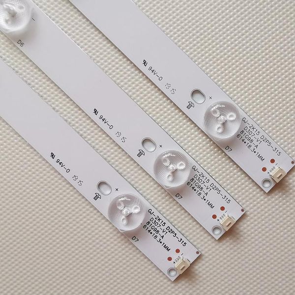 

strips 3pcs/set led backlight gj-2k15 d2p5-315 d307-v1 for 32 inch tv 32hha5857 lm315wf1 32phh4100 32phh4100/88
