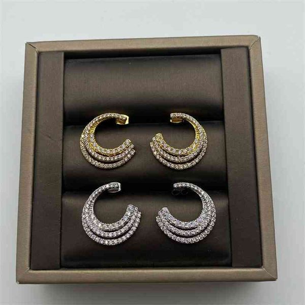 

75%off outlet onlineceli saijia new ring micro full earrings tiw7, Silver