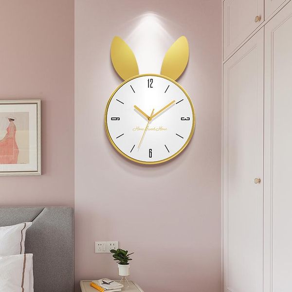 

wall clocks gold clock modern art silent creative quartz home nordic design horloge murale house decoration ei50wc