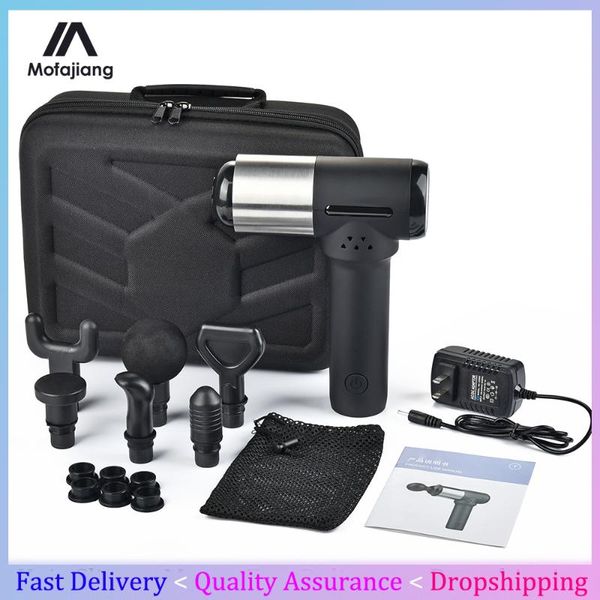 

massage gun deep tissue percussion muscle fascial body neck shoulder massager for pain relief exercising fitness shaping machine