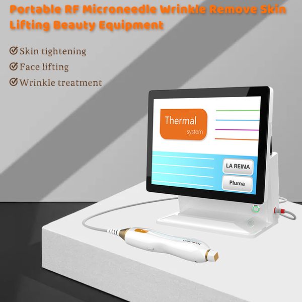 Apparecchiatura di rimozione della grinza di Microneedle della macchina di bellezza di cura di pelle termica facciale frazionata di rf