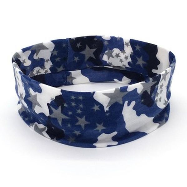 

sweatband headband women men fashion elastic camouflage headwear stretch hair band turban fitness exercise headdress, Yellow;black