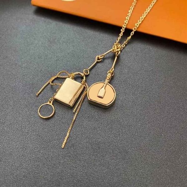 

charm fashion letter pendant necklaces for man womannecklaces jewelry accessory highly quality gift party, Silver