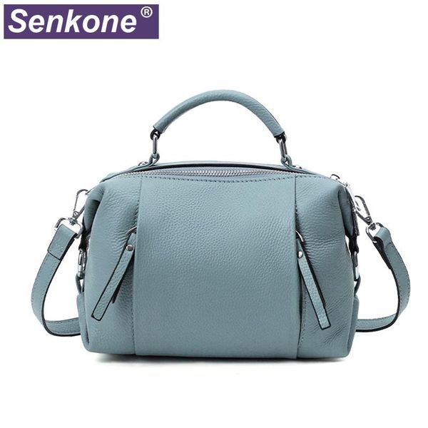 

evening bags 100% natural skin women genuine leather lady handbag totes shoulder bag messenger cross body boston