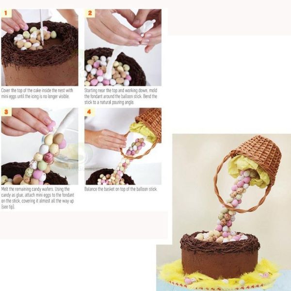 

other bakeware product cake support structure frame anti gravity pouring kit hanging decorative stand birthday wedding party diy