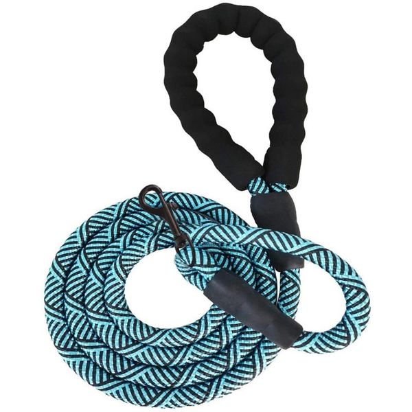 

leather dog collar and leash set for large dogs heavy duty training lead anti-pull absorption medium collars & leashes