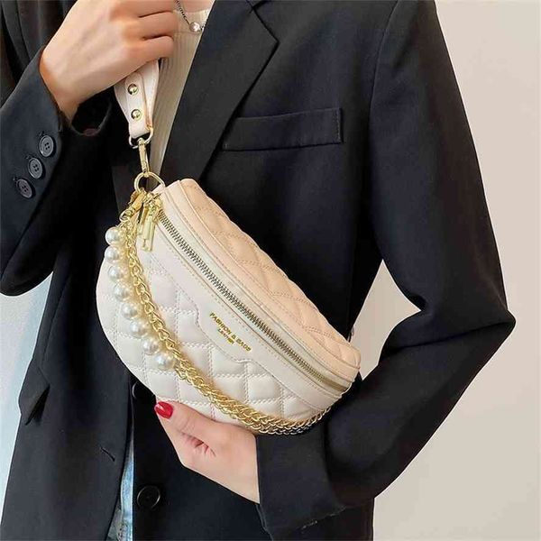 

french 2021 new waist versatile chain messenger mobile phone chest bag fashion