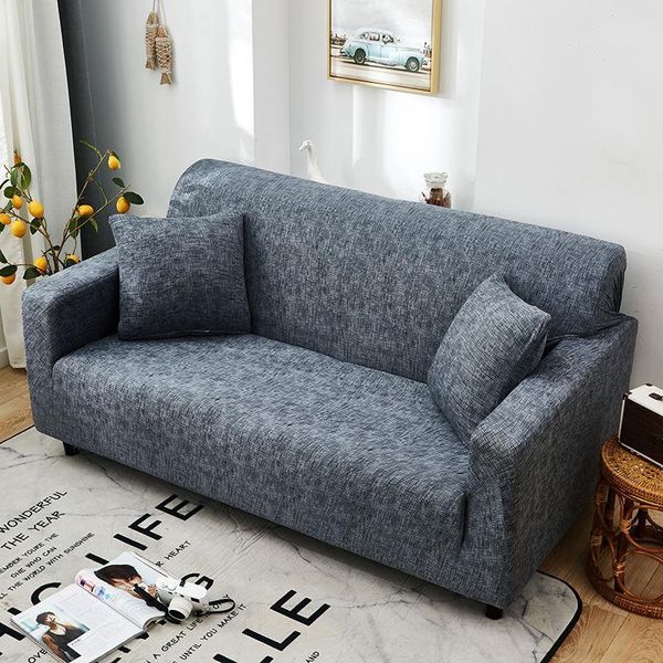 Cadeira cobre 50 capa de sofá de listra cinza para sala de estar