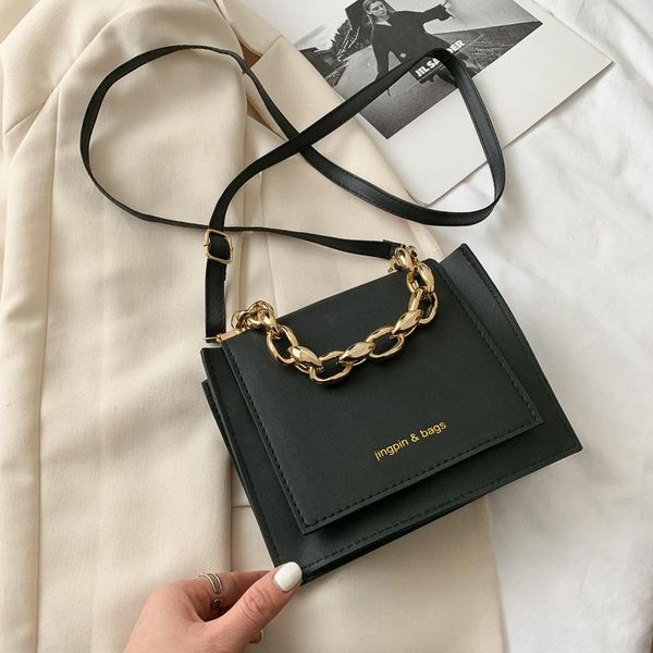 

shoulder bags women's 2021 one-shoulder chain ol work messenger bag hand-held handbag small crossbody square