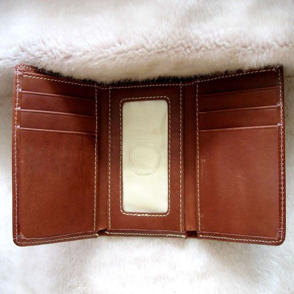 

the wallet men's three fold multi card magnetic leather vertical wallet, Black