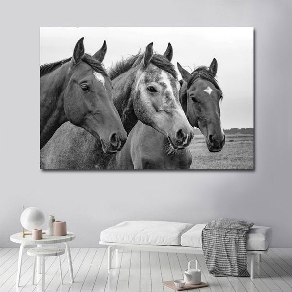 

animal poster canvas painting running horse picture wall art hd print for living room bedroom decoration cuadros no frame
